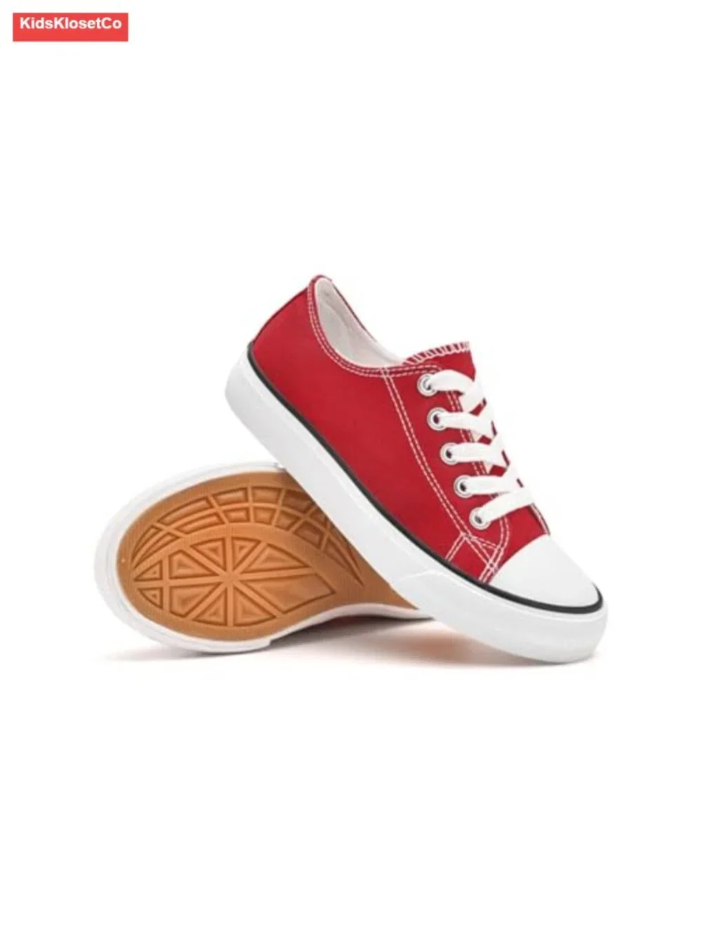 Toddler Canvas Low Top Sneakers Non-Slip Durable Kids Shoes